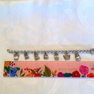Brighton purse/handbag charm bracelet
